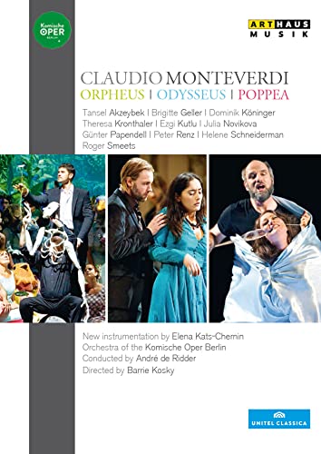 Monteverdi: Orpheus / Odysseus / Poppea [5 DVDs] von ARTHAUS