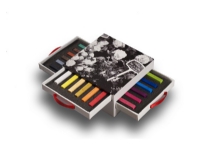 Blue Box 3 Drawers 18 Colour Crayon von ARTMAX