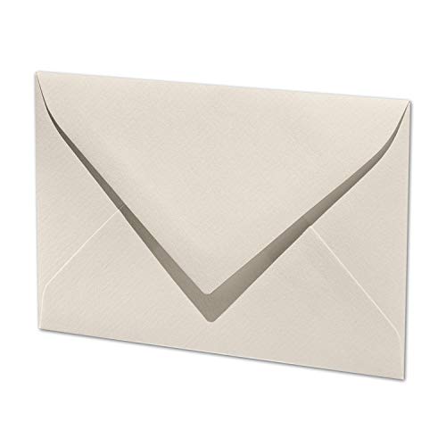 150x ARTOZ DIN C7 kleine Briefumschläge - Beige (Ivory) 110 x 75 mm - 100 g/m² Mini Umschläge für Hochzeit Geburtstag Weihnachten Party Geschenkkärtchen - Serie 1001 von ARTOZ