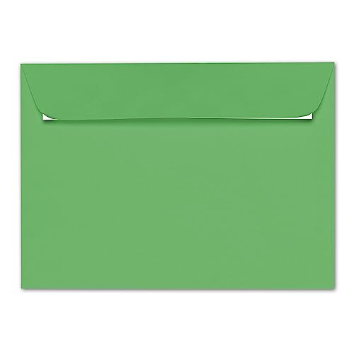 ARTOZ 1000x Briefumschläge DIN C5 Grün (Maigrün) - 229 x 162 mm Kuvert ohne Fenster - Umschläge selbstklebend haftklebend - Serie Artoz 1001 von ARTOZ
