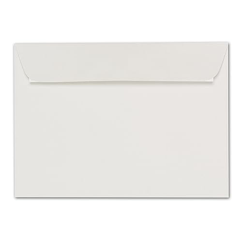 ARTOZ 100x Briefumschläge DIN C5 Creme (Ivory-Elfenbein) - 229 x 162 mm Kuvert ohne Fenster - Umschläge selbstklebend haftklebend - Serie Artoz 1001 von ARTOZ