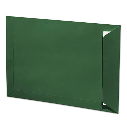 ARTOZ 100x DIN C4 Umschläge mit Haftklebung - ungefüttert 324 x 229 mm Racing Green (Dunkel-Grün) Briefumschläge ohne Fenster - Serie 1001 von ARTOZ