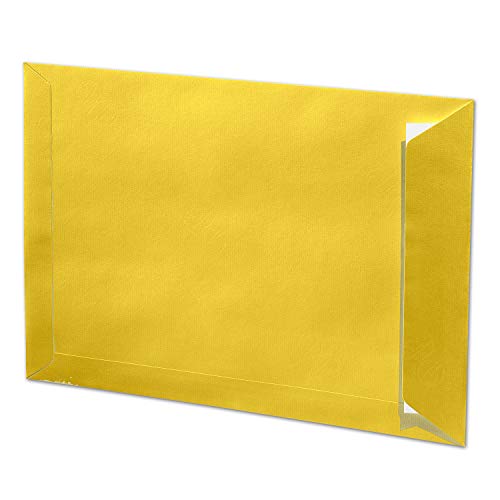 ARTOZ 10x DIN C4 Umschläge mit Haftklebung - ungefüttert 324 x 229 mm Sonnengelb (Gelb) Briefumschläge ohne Fenster - Serie 1001 von ARTOZ