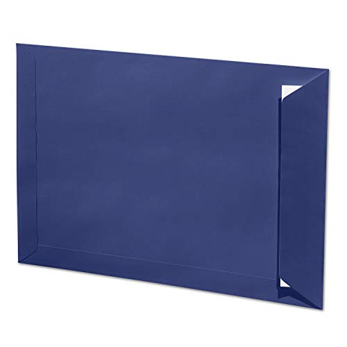 ARTOZ 10x DIN C4 Umschläge mit Haftklebung - ungefüttert 324 x 229 mm classic blue (Blau) Briefumschläge ohne Fenster - Serie 1001 von ARTOZ