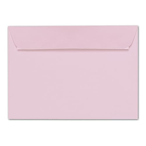 ARTOZ 150x Briefumschläge DIN C5 Rosa (Kirschblüte) - 229 x 162 mm Kuvert ohne Fenster - Umschläge selbstklebend haftklebend - Serie Artoz 1001 von ARTOZ