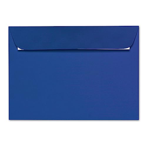 ARTOZ 200x Briefumschläge DIN C5 Blau (Royal) - 229 x 162 mm Kuvert ohne Fenster - Umschläge selbstklebend haftklebend - Serie Artoz 1001 von ARTOZ