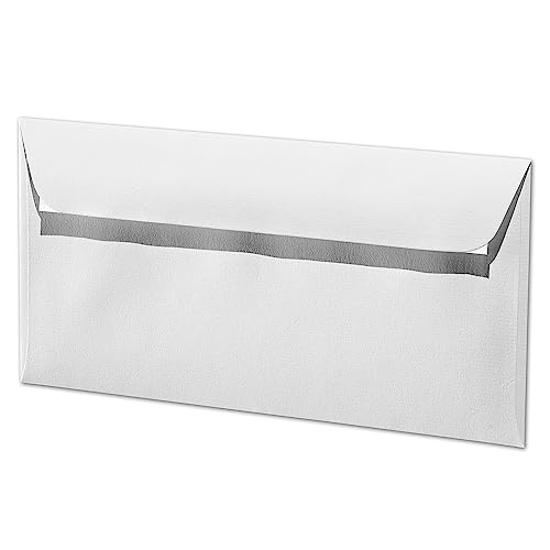 ARTOZ 200x Briefumschläge DIN Lang Blütenweiß 100 g/m² selbstklebend - DL 224x114 mm - Kuvert ohne Fenster - Umschläge mit Haftklebung Abziehstreifen ARTOZ 200x Briefumschläge DIN Lang Blütenweiß 100 g/m² selbstklebend - DL 224x114 mm - Kuvert ohne Fenster - Umschläge mit Haftklebung Abziehstreifen von ARTOZ