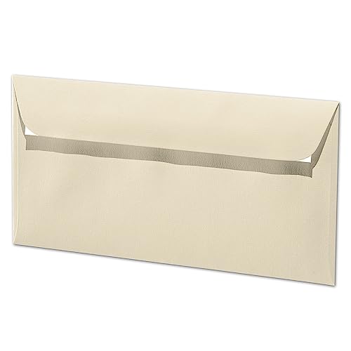 ARTOZ 200x Briefumschläge DIN Lang Chamois 100 g/m² selbstklebend - DL 224x114 mm - Kuvert ohne Fenster - Umschläge mit Haftklebung Abziehstreifen ARTOZ 200x Briefumschläge DIN Lang Chamois 100 g/m² selbstklebend - DL 224x114 mm - Kuvert ohne Fenster - Umschläge mit Haftklebung Abziehstreifen von ARTOZ