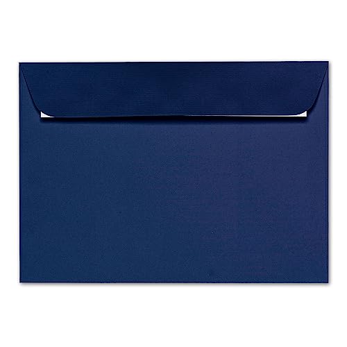 ARTOZ 400x Briefumschläge DIN C5 Blau (classic blue) - 229 x 162 mm Kuvert ohne Fenster - Umschläge selbstklebend haftklebend - Serie Artoz 1001 von ARTOZ