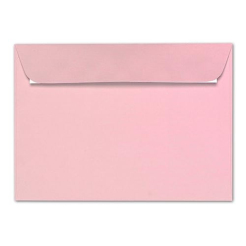 ARTOZ 500x Briefumschläge DIN C5 Pink (Pink) - 229 x 162 mm Kuvert ohne Fenster - Umschläge selbstklebend haftklebend - Serie Artoz 1001 von ARTOZ