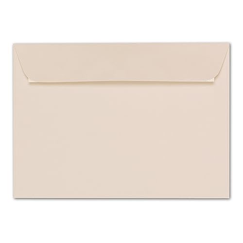ARTOZ 50x Briefumschläge DIN C5 Rosa (Apricot) - 229 x 162 mm Kuvert ohne Fenster - Umschläge selbstklebend haftklebend - Serie Artoz 1001 von ARTOZ