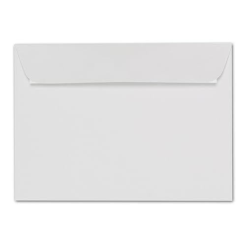ARTOZ 50x Briefumschläge DIN C5 Weiß - 229 x 162 mm Kuvert ohne Fenster - Umschläge selbstklebend haftklebend - Serie Artoz 1001 von ARTOZ