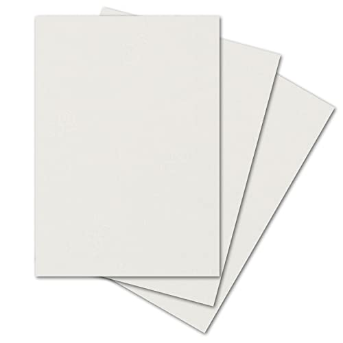 ARTOZ 75x Briefpapier - Ivory-Elfenbein DIN A4 297 x 210 mm - Edle Egoutteur-Rippung - Hochwertiges Designpapier Urkundenpapier von ARTOZ