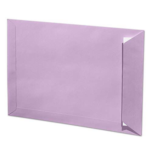 ARTOZ 75x DIN C4 Umschläge mit Haftklebung - ungefüttert 324 x 229 mm Flieder (Lila) Briefumschläge ohne Fenster - Serie 1001 von ARTOZ