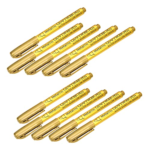 ARTSEWPLY 10Stücke Metallic Ölfarbenstifte Graffiti Marker für DIY und Bastelprojekte und Schwarzem Glänzende Farben für Gestaltung ARTSEWPLY 10Stücke Metallic Ölfarbenstifte Graffiti Marker für DIY und Bastelprojekte und Schwarzem Glänzende Farben für Gestaltung von ARTSEWPLY