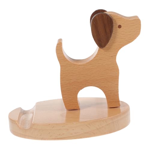 ARTSEWPLY 1Stück Kreativer Hundedesign Holz Handyhalter Stabiler Smartphone für Schreibtisch Schlafzimmer für Zuhause Büro als Maße Khaki ARTSEWPLY 1Stück Kreativer Hundedesign Holz Handyhalter Stabiler Smartphone für Schreibtisch Schlafzimmer für Zuhause Büro als Maße Khaki von ARTSEWPLY