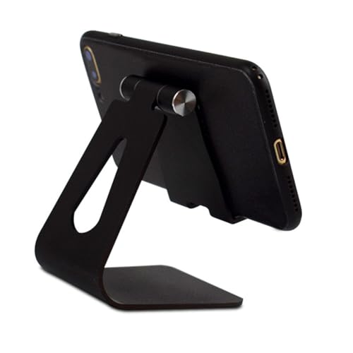 ARTSEWPLY 1Stück Winkelverstellbarer Telefonhalter aus Aluminiumlegierung Desktop Handy für Live Streaming Stabil Komfortabel Schwarz Multifunktional für Smartphones ARTSEWPLY 1Stück Winkelverstellbarer Telefonhalter aus Aluminiumlegierung Desktop Handy für Live Streaming Stabil Komfortabel Schwarz Multifunktional für Smartphones von ARTSEWPLY