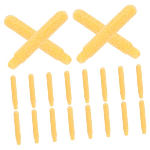 ARTSEWPLY 20 Stück Malen Sie Stiftzubehör Stift Tipp Stiftnibs Ersatzspitzen Für Markierungsstifte Stiftspitzen Für Tauchstifte Markierungsstiftspitzen Pinselspitze Ausmalbilder Acryl Yellow von ARTSEWPLY
