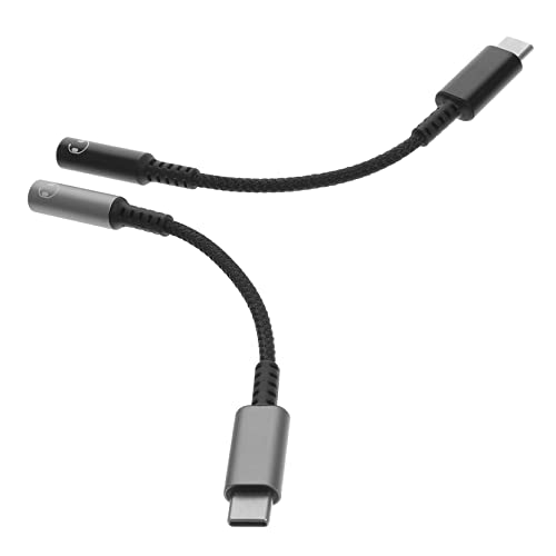 ARTSEWPLY 2Stücke C zu Audioadapter Klinkenstecker für Kopfhörer Kompatibel mit Smartphones Tablets Laptops Praktisch für Reisen Musikgenuss ARTSEWPLY 2Stücke C zu Audioadapter Klinkenstecker für Kopfhörer Kompatibel mit Smartphones Tablets Laptops Praktisch für Reisen Musikgenuss von ARTSEWPLY