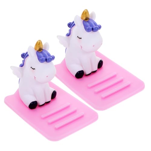 ARTSEWPLY 2Stücke Einhorn Telefonhalter aus Kreative Handyständer für Büro Zuhause Langlebig Leicht Schützt die Augen Dekoration Einhorn Form ARTSEWPLY 2Stücke Einhorn Telefonhalter aus Kreative Handyständer für Büro Zuhause Langlebig Leicht Schützt die Augen Dekoration Einhorn Form von ARTSEWPLY