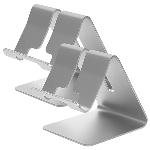 ARTSEWPLY 2Stücke Handyhalterung Tragbarer Aluminium Stand für Smartphone Tablet Stabiler Desktop Telefonhalter Einsetzbar für Zuhause ARTSEWPLY 2Stücke Handyhalterung Tragbarer Aluminium Stand für Smartphone Tablet Stabiler Desktop Telefonhalter Einsetzbar für Zuhause von ARTSEWPLY