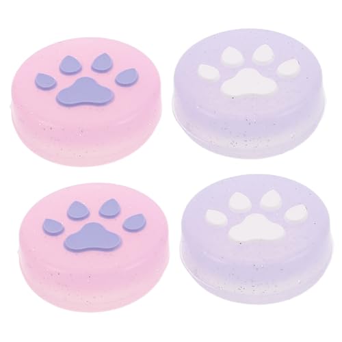 ARTSEWPLY 4 Stück Daumengriffkappen Mit Katzenmotiv, Süße Daumentastenkappen Aus Silikon Mit Tiermotiv, Ersatz-daumenknöpfe, Kompatibel Mit Switch ARTSEWPLY 4 Stück Daumengriffkappen Mit Katzenmotiv, Süße Daumentastenkappen Aus Silikon Mit Tiermotiv, Ersatz-daumenknöpfe, Kompatibel Mit Switch von ARTSEWPLY