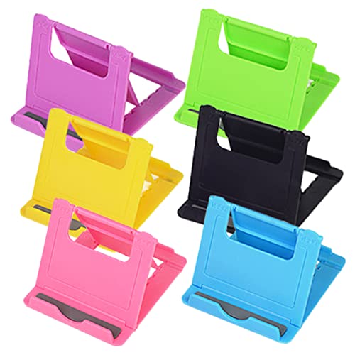 ARTSEWPLY 6 Stück Handy-Tablet-Halter Klappbarer Tischtelefonhalter Handyhalterung Aus Kunststoff Klappbarer Telefonhalter Zusammenklappbarer Telefonständer Klappständer Abs ARTSEWPLY 6 Stück Handy-Tablet-Halter Klappbarer Tischtelefonhalter Handyhalterung Aus Kunststoff Klappbarer Telefonhalter Zusammenklappbarer Telefonständer Klappständer Abs von ARTSEWPLY