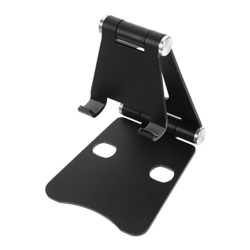 ARTSEWPLY Faltbarer Handy aus Aluminiumlegierung Rutschfester Desktop Halter Verstellbare Smartphone Halterung für Tablets Kompakt Tragbar Schwarz ARTSEWPLY Faltbarer Handy aus Aluminiumlegierung Rutschfester Desktop Halter Verstellbare Smartphone Halterung für Tablets Kompakt Tragbar Schwarz von ARTSEWPLY