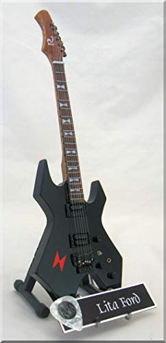 LITA FORD Miniatur Gitarre BC RICH mit Plektrum von ARTSTUDIO35