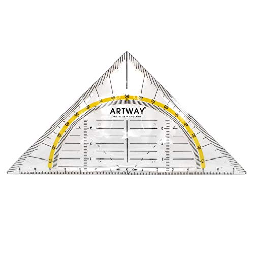 Artway - Geometrie-Zeichendreieck - 16 cm von ARTWAY