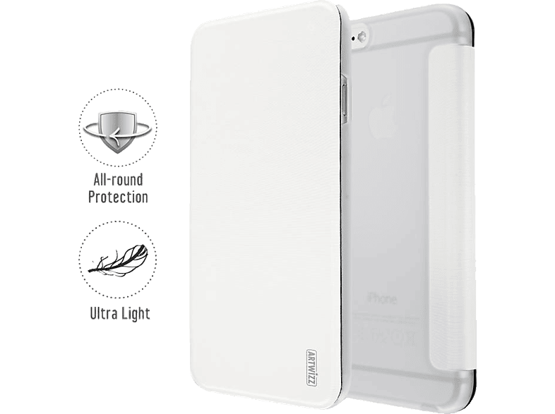 ARTWIZZ SmartJacket®, Bookcover, Apple, iPhone 6, Weiß von ARTWIZZ