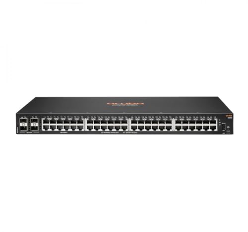Aruba 6000 52-Port Switch (R8N86A) [48x Gigabit LAN, 4X SFP] schwarz von ARUBA