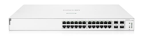 HPE Networking Instant On-Switch-Serie 1930 – Intelligent verwalteter Layer 2+-Ethernet-Switch mit 24-Port Gb und PoE | 24x 1G | 4X SFP+ | 24x CL4 PoE 370 W | EU-Kabel (JL684A#ABB) von ARUBA