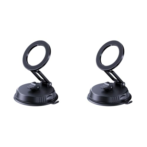 ARVALOLET Faltbarer Magnetischer Saugnapf Auto Handyhalter - 360° Drehung for All Phone von ARVALOLET