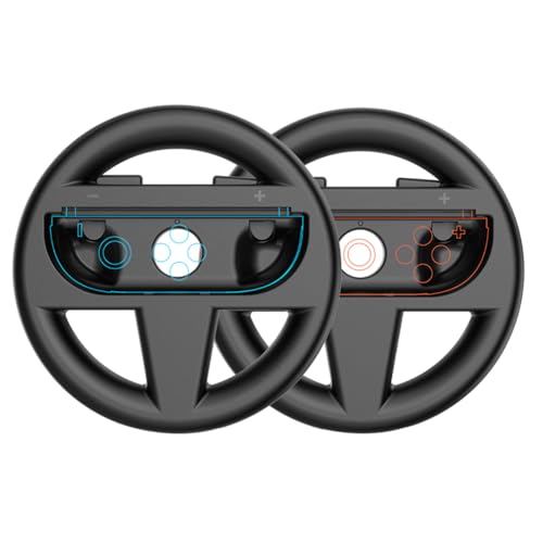 ARVALOLET Gaming-Rennlenkrad Halter Set for Switch Joy-Con Controller Zubehör JOYCON Lenkrad ARVALOLET Gaming-Rennlenkrad Halter Set for Switch Joy-Con Controller Zubehör JOYCON Lenkrad von ARVALOLET