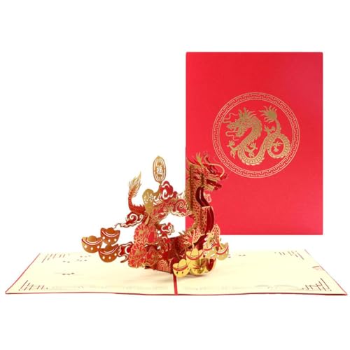 ARYU Chinesischer Drache 3D-Papierschnitt-Grußkarte, Geschenkdekoration, Neujahrs- und Geburtstagsgrußkarten, Urlaubsgeschenke ARYU Chinesischer Drache 3D-Papierschnitt-Grußkarte, Geschenkdekoration, Neujahrs- und Geburtstagsgrußkarten, Urlaubsgeschenke von ARYU