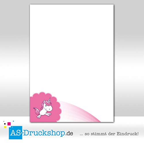 Designpapier Kinder - Stellar Pink / 100 Blatt/DIN A4 / 90 g-Offsetpapier von AS-Druckshop