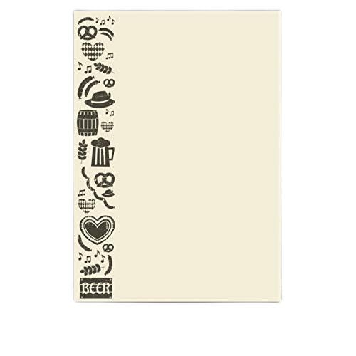 Designpapier Oktoberfest - Symbole / 100 Blatt/DIN A5 / 90 g-Offsetpapier von AS-Druckshop