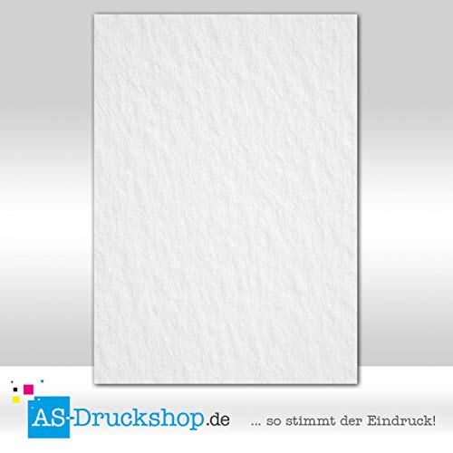 Designpapier Textur - Struktur - Weiße Tapete / 100 Blatt/DIN A5 / 150 g-Offsetpapier von AS-Druckshop