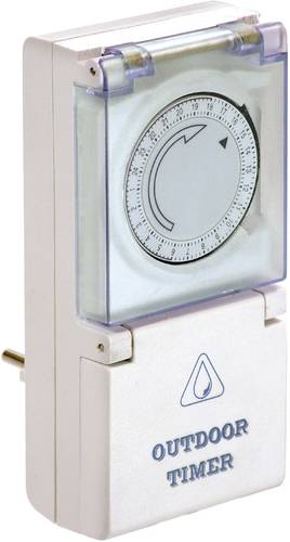 AS Schwabe 24031 Steckdosen-Zeitschaltuhr analog Tagesprogramm 3500W IP44 von AS Schwabe