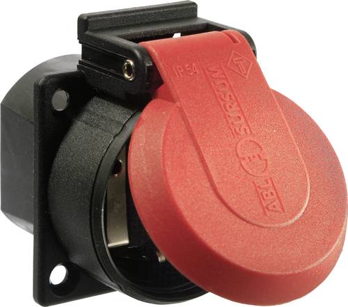 AS Schwabe 45080 Einbau-Steckdose IP54 Rot von AS Schwabe