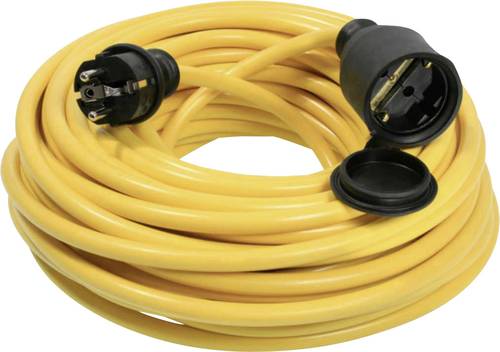 AS Schwabe 60350 Strom Verlängerungskabel 16A Gelb 5.00m AT-N07V3V3-F 3G 1,5mm² von AS Schwabe