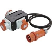 AS Schwabe 60529 MIXO-Stromverteiler 400V ODER 32 A 1 CEE-Stecker 32 A, 5polig 400 V IP44 (60529) von AS Schwabe