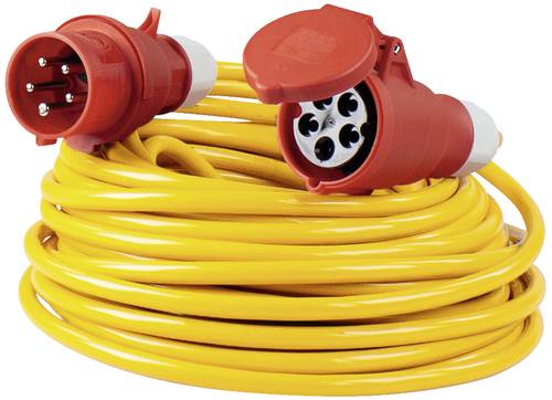 AS Schwabe 60772 Strom Verlängerungskabel 32A Gelb 25m AT-N07V3V3-F 5G 6mm² von AS Schwabe