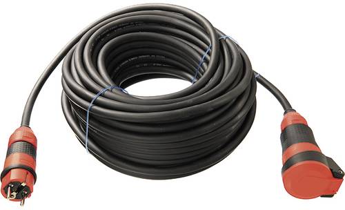 AS Schwabe 62252 Strom Verlängerungskabel 16A Schwarz 10.00m H07RN-F 3G 2,5mm² von AS Schwabe