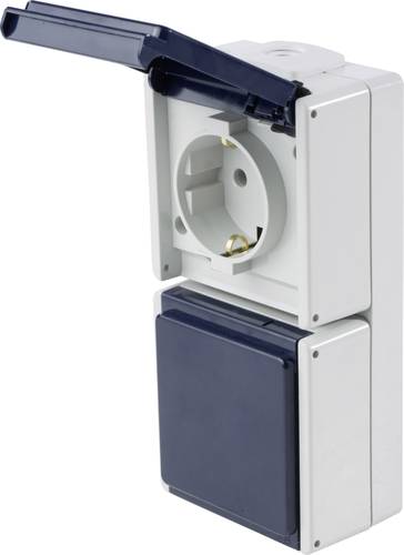 AS Schwabe 62462 Aufputz-Steckdose IP54 Grau AS Schwabe 62462 Aufputz-Steckdose IP54 Grau von AS Schwabe
