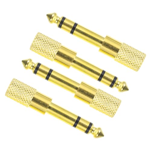 ASAKKURA 4 Stück Audio Adapter, Kopfhörer Klinkenadapter, Mikrofon Klinkenadapter, Stecker Auf Stecker, Adapterstecker, Kopfhöreradapter, Audio Konvertierungsanschluss, Kopfhörer ASAKKURA 4 Stück Audio Adapter, Kopfhörer Klinkenadapter, Mikrofon Klinkenadapter, Stecker Auf Stecker, Adapterstecker, Kopfhöreradapter, Audio Konvertierungsanschluss, Kopfhörer von ASAKKURA