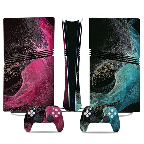 Für PS5 PRO Skin Digital Edition Konsole Und Controller Vinyl Cover Skins Wraps Kratzfest, Kompatibel Mit Für PS5 Digital Edition Pro 17482 Skins Wraps Geschenk Für PS5 PRO Skin Digital Edition Konsole Und Controller Vinyl Cover Skins Wraps Kratzfest, Kompatibel Mit Für PS5 Digital Edition Pro 17482 Skins Wraps Geschenk von ASBVRJF