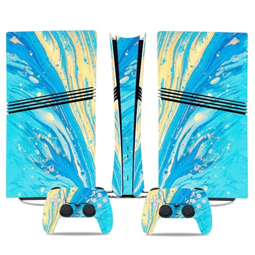 Für PS5 PRO Skin Digital Edition Konsole Und Controller Vinyl Cover Skins Wraps Kratzfest, Kompatibel Mit Für PS5 Digital Edition Pro 99044 Skins Wraps Geschenk Für PS5 PRO Skin Digital Edition Konsole Und Controller Vinyl Cover Skins Wraps Kratzfest, Kompatibel Mit Für PS5 Digital Edition Pro 99044 Skins Wraps Geschenk von ASBVRJF