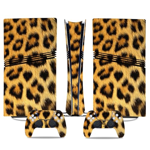 Für PS5 Pro Skin Disc Edition & Für PS5 Pro Skin Digital Edition Konsole Und Controller Vinyl Cover Skins Wraps Kratzfest Kompatibel 16807 Skins Wraps Geschenk(Disc Version) von ASBVRJF